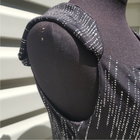 Vintage‎ little black dress by Carabella size small retro Whimsigoth - Picture 7 of 8